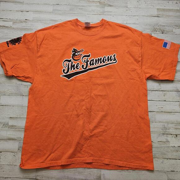 Baltimore Orioles Promo 2XL Graphic Jersey Tee "The Famous Buddy" #69 T-Shirt - Picture 1 of 6